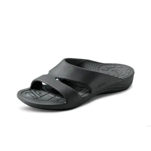 Aetrex Bali Black Women's Slides