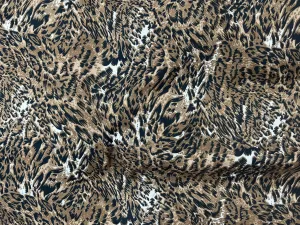 Animal Magic 3 - Clearance Printed Crepe Fabric