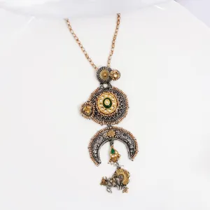 Designer Dualtone Long Necklace