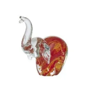 Elephant Glass Sculpture