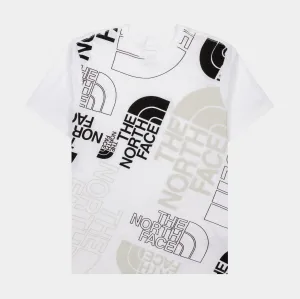 Graphic Injection Tee Mens Short Sleeve Shirt (White)