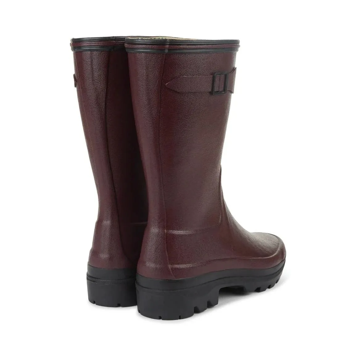 LE CHAMEAU Boots - Ladies Giverny Jersey Lined Bottillon - Cherry Red