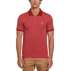 Line Print Polo