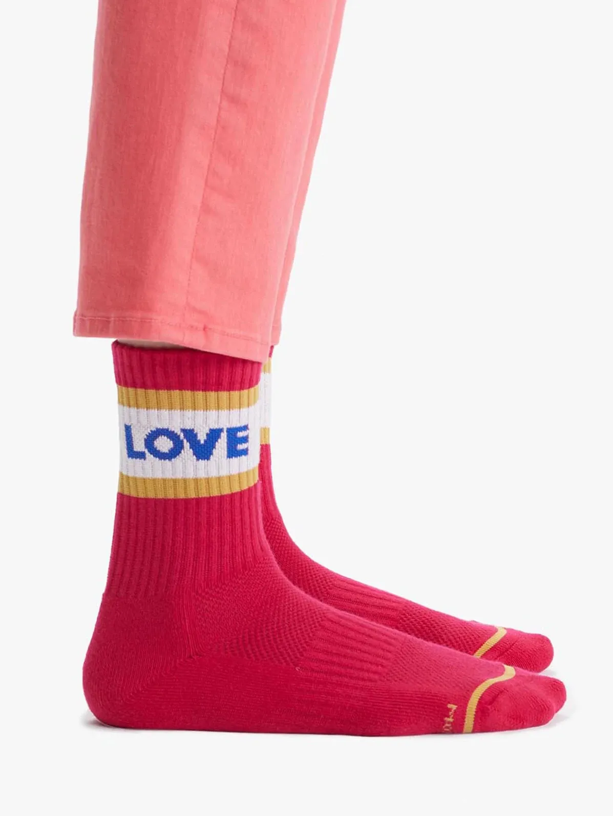 Mother - Baby Steps Socks in Love Stuff/Virtual Pink & Cream Gold