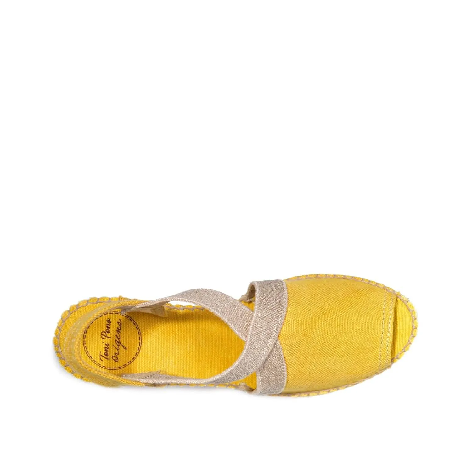 Plain Canvas Wedge Espadrille for Women - Breda-V