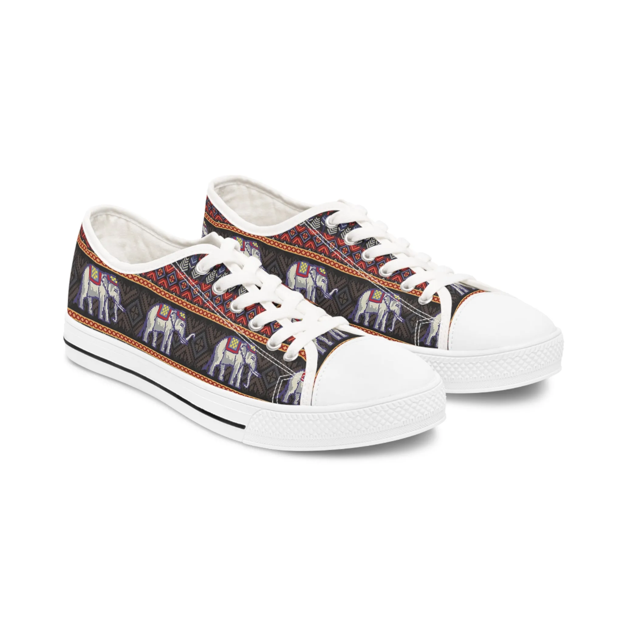 Thai Elephant Women's Low Top Sneakers